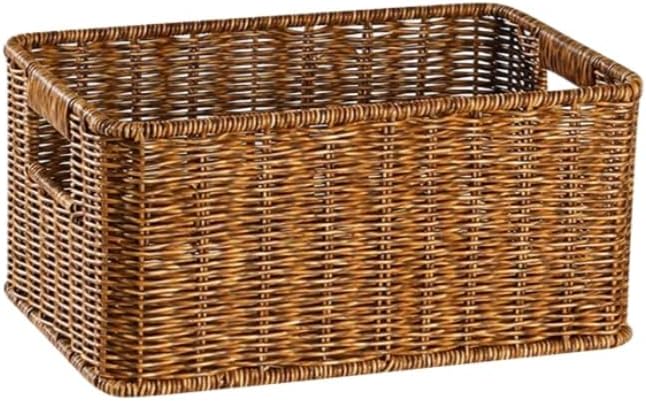 Storage Box for Pantry Organizer and Storage,Perfect for Bathroom,Cabinet,Kitchen,Fridge,Closet Organization Supplies 10.63 * 6.69 * 5.51inch (A19)