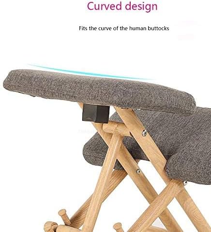 Kneeling Chair Adjustable Height Stool for Correction and Back Pain Relief in Office and Home Use