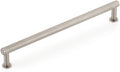 Schaub Pub House Collection 8 in. (203mm) Knurled Pull, Brushed Nickel - 5008-BN