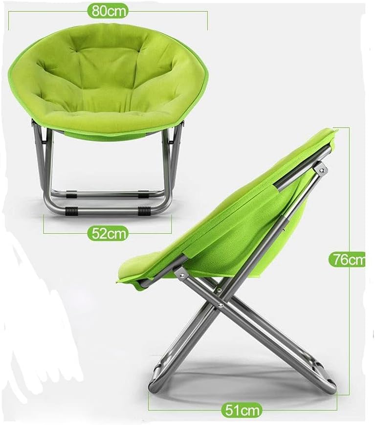 Moon Chair Sun Lounger Lazy Rarecliner Folding Round Sofa Backrest