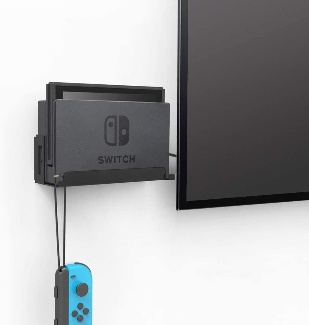 Monzlteck Wall Mount for Switch1/OLED, Near Or Behind TV,Save Space，Quick Heat Dissipation, Easy to Install,Not Fit for Switch2