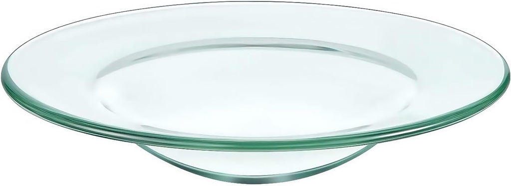 Replacement Glass Dish for Oil Burner and Wax Melt Burner, Round Glass Tray for Aromatherapy Lamp and Tart Warmer 12cm (4Pcs, 4.5")