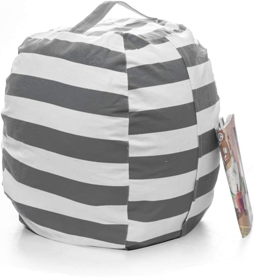 DAOLA Bean Bag Stuffed Animal Storage - Extra Large Size Bean Bag Chair for Kids Organization Animal Toys