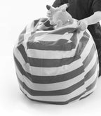 DAOLA Bean Bag Stuffed Animal Storage - Extra Large Size Bean Bag Chair for Kids Organization Animal Toys