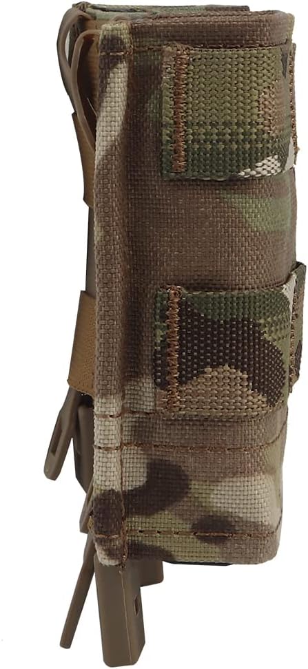Triple Molle Mag Pouch 5.56 Tactical Open Top Magazine Holder Carrier with Quick Release Magazine Pouch Insert