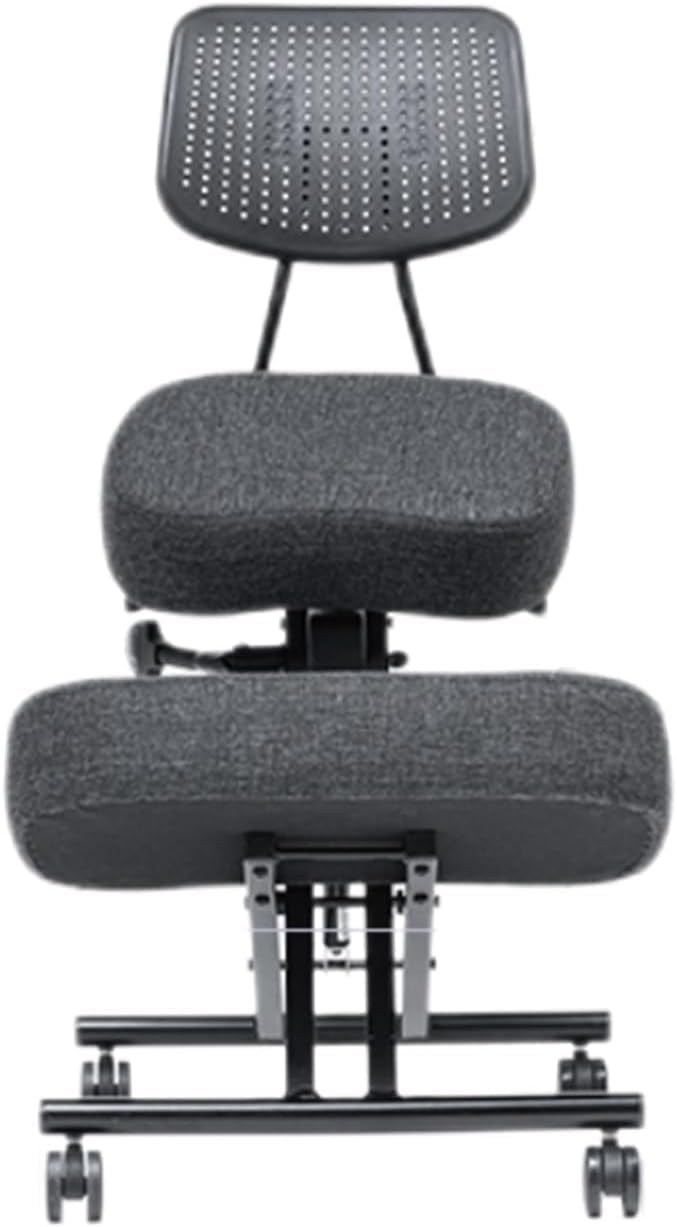 Ergonomic Kneeling Chair for Posture Support & Back Pain Relief, Adjustable Height Office Stool with Heavy-Duty Base