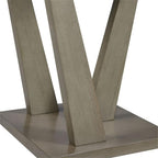 Pemberly Row Square Marble End Table, 22 x 22 x 25 in, Natural White Marble Top, Dark Gray Wood Base, Contemporary Design, Stylish Support Legs for Living Room or Bedroom Decor