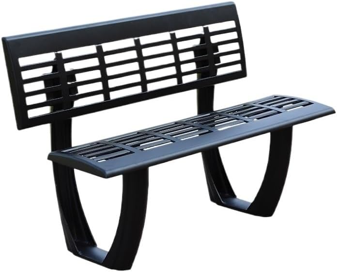 Patio Benches for Outdoors Outdoor Park Chair Cast Aluminum Double Backrest Community Square Bench Garden Creative Garden Benches for Outdoors