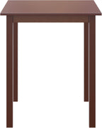 Winsome Parkland High Dining Table, 39" High, 34" Wide, Walnut