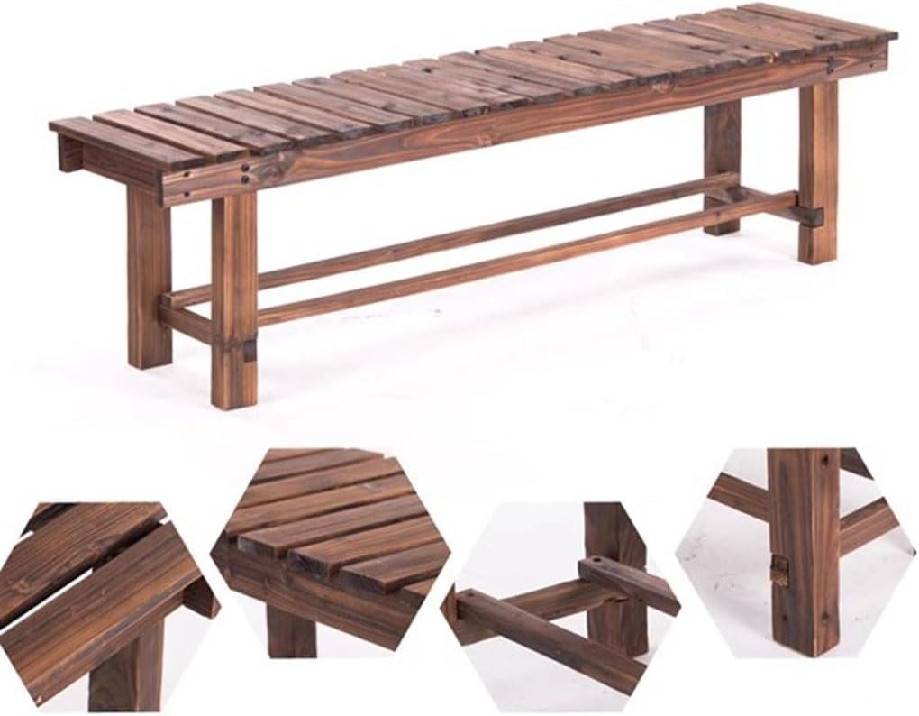 Patio Benches for Outdoors Park Chair Bench Garden Outdoor Balcony Solid Wood Wooden Garden Benches for Outdoors
