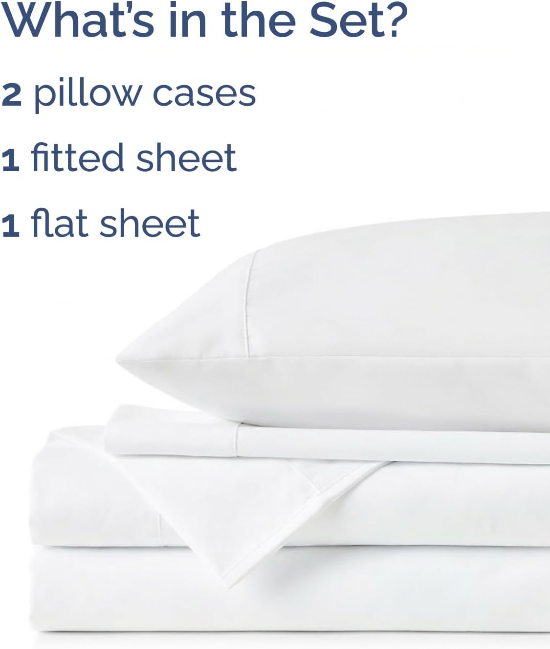 Extra Thick Heavyweight Queen Size 4 Piece Sheet Set – High End Super Luxury Bed Set – Premium Heavyweight Hotel Quality Sheets with Deep Pockets - Easy-Fit - Ultra-Soft, Warm & Wrinkle Free - White