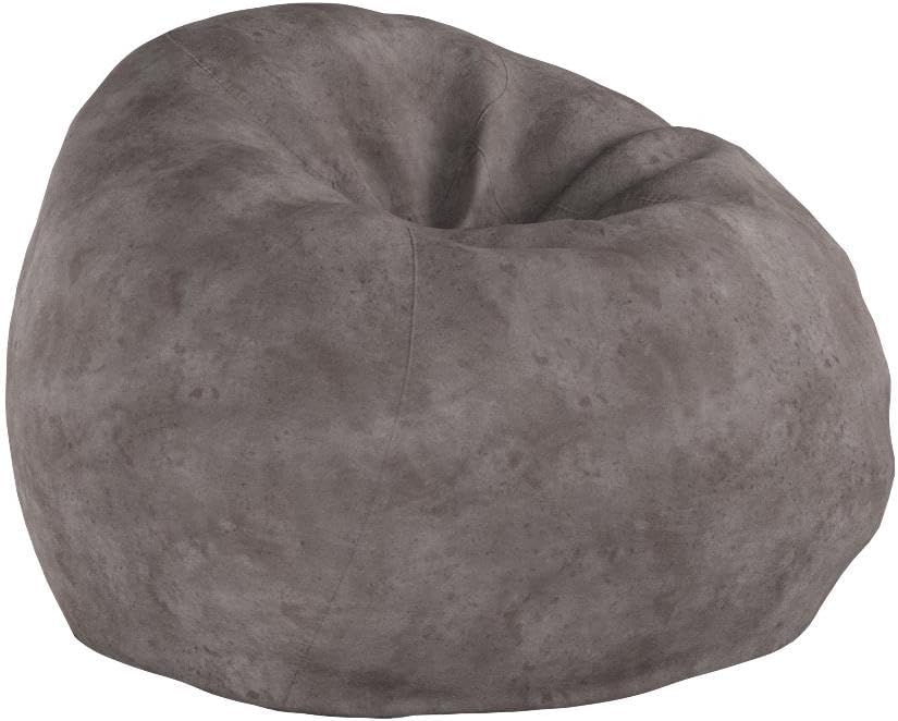 Christopher Knight Home Waldo 5 Foot Bean Bag, 5 Ft, Charcoal
