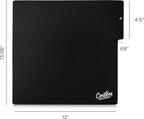 Carstens Records Heavy Duty Vinyl Album Dividers | 12" LP Separators with Tabs | Made in The USA | Music Organizer Tabs for Collectors (Black, Double-Sided, A-Z Vertical Tabs, 26 Tab Set)
