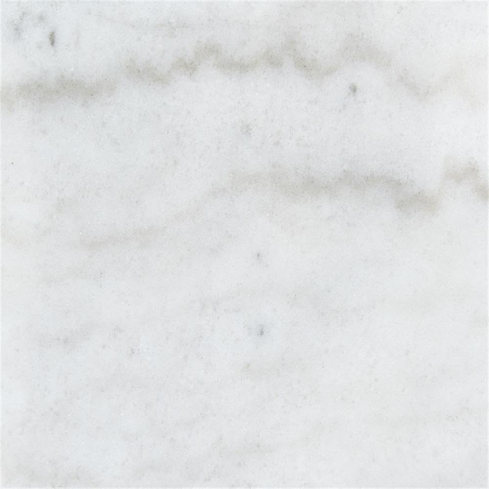 Pemberly Row Square Marble End Table, 22 x 22 x 25 in, Natural White Marble Top, Dark Gray Wood Base, Contemporary Design, Stylish Support Legs for Living Room or Bedroom Decor