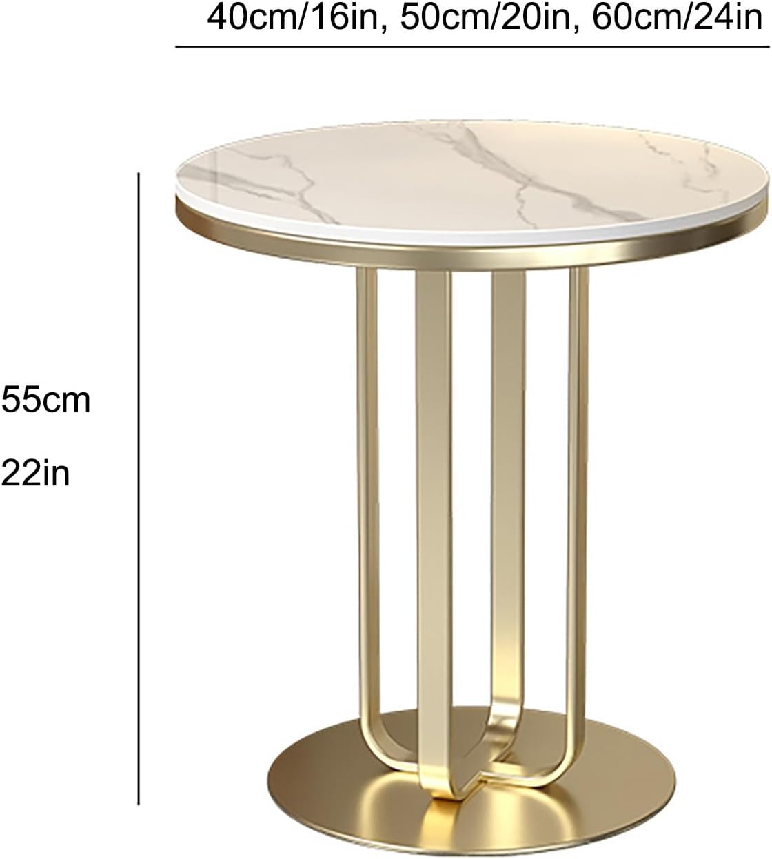 Round Coffee Table, Modern Side End Table for Living Room, Bedroom and Home Office, Versatile Coffee Table for Balcony and Entertaining, Stylish Accent Furniture