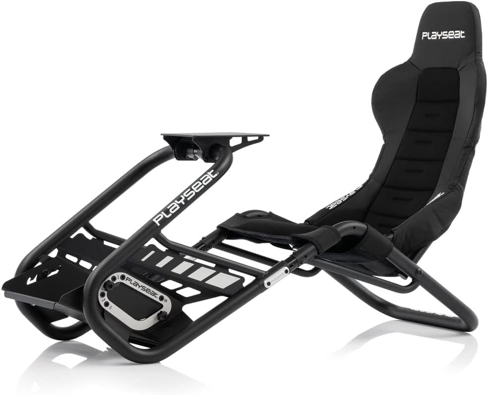 PLAYSEAT Trophy Sim Racing Cockpit | High Performance Racing Simulator Cockpit | Supports Direct Drive | Compatible with All Steering Wheels & Pedals on the Market | Supports PC & Console | Black
