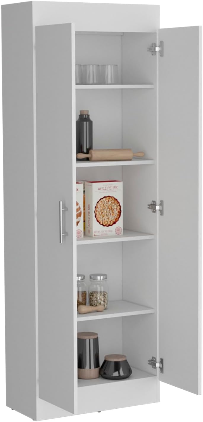 Nepal Pantry Cabinet, Space-Efficient 2-Door Design for Organized Kitchen Storage