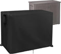 Outdoor Storage Cabinet Cover, 47" x 25.6" x 37.8",Waterproof& Dustproof Cover for Rubber maid Decorative Outside Organization, Protective Covers for Patio Storage Shed