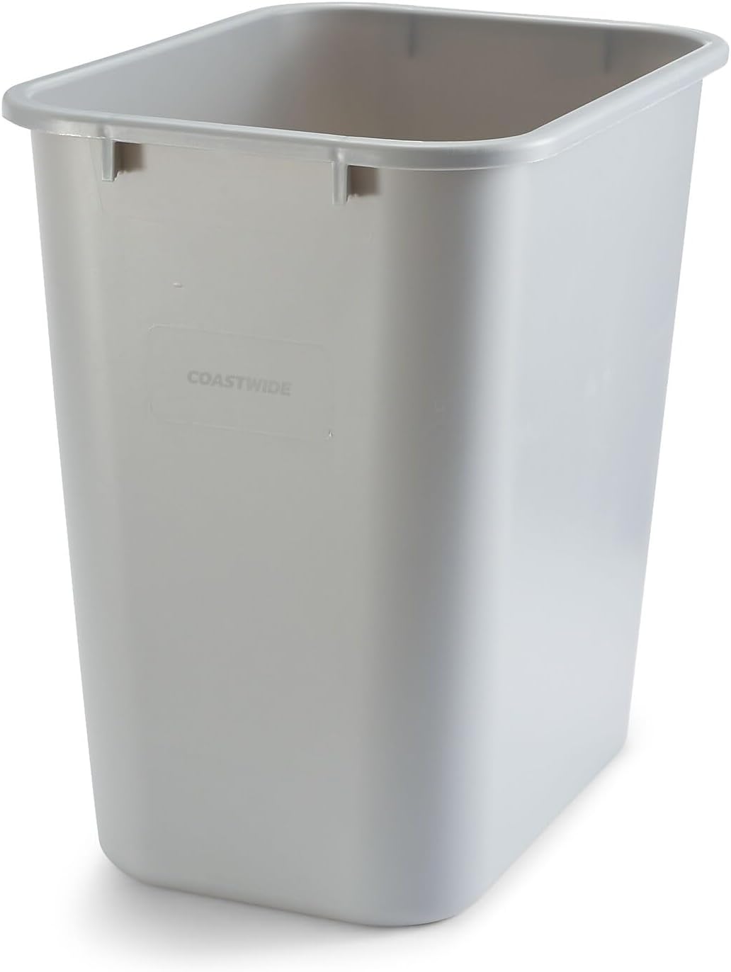 COASTWIDE Professional™ Indoor Trash Can Without Lid, Gray Soft Molded Plastic, 7 Gallon
