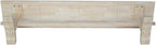 Solid Parawood Trestle Bench Unfinished 72", Kitchen/Dining Furniture, Sturdy & Reliable, Paint or Stain in Any Color, 450 lb Capacity, Entryway, Living Room, Family Room, Breakfast Nook, Unfinished