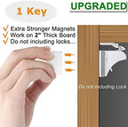 Vmaisi Magnetic Cabinet Locks Replacement Key 1 Pack