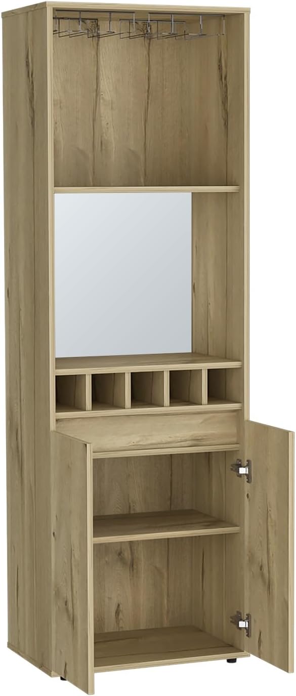 Wine Cabinet W/Shelf, Freestanding Pantry Sideboard for Kitchen Living Room,for Kitchen Home