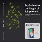 Melorca&Guilla Artificial Plants,2PCS 43.3" Green Faux Branches for Vase,Faux Greenery Stems Vase Branches Fake Plants Artificial Branches for Shop Garden Office Home Décor (2, Myrtus communis)