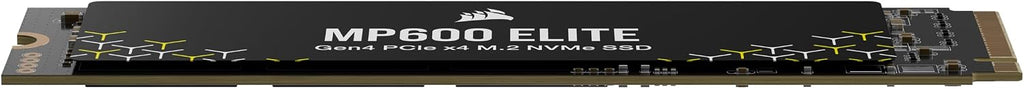 Corsair MP600 Elite 2TB M.2 PCIe Gen4 x4 NVMe SSD – M.2 2280 – Up to 7,000MB/sec Sequential Read – High-Density 3D TLC NAND – Black
