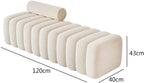 Modern Long Bench with Backrest for Changing Shoes Bedroom Bed end Walk-in Closet Rest Area Entryway(XL)