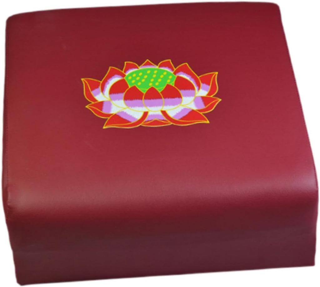 Wooden Kneeler for Meditation with Supportive Cushion