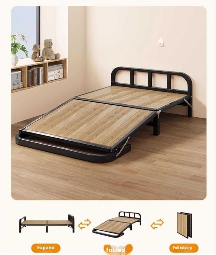 Camping Bed Folding Bed, Single, Portable, Temporary Household Folding Bed(Medium)