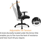 Cougar Armor Elite Royal Ergonomic Gaming Chair, Premium PVC Leather, 2D Armrest, 160º Reclining, Height Adjustment, Adjustable Tilt Tension, Head & Lumbar Pillow