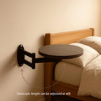 Wall Mounted Folding Table,Floating Desk for Wall,Sofa Side Table for Small Spaces,Bedside Folding Coffee Table,with Heavy-Durability Brackets, Perfect Addition to Bedside/Sofa Side/by the Desk
