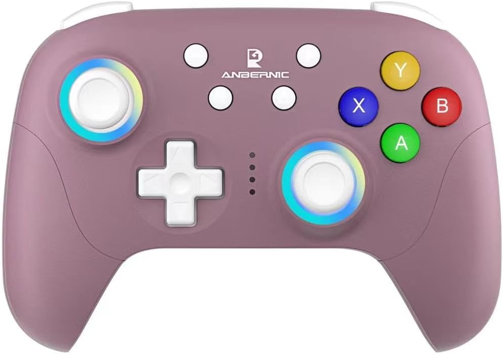 RG P01 Wireless Gaming Controller Compatible with Switch Game Controllers RG P01 2.5G Controller Gamepad for Bluetooth/PC/Steam/iOS/Android/Switch Hall Effect RGB Lights [android,ios,nintendo_switch,windows]