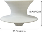 360° Rotating Gyro Spun Chair – Ergonomic Spinning Swivel Chair for Kids, Durable, Modern Indoor/Outdoor Fun Seat (White)