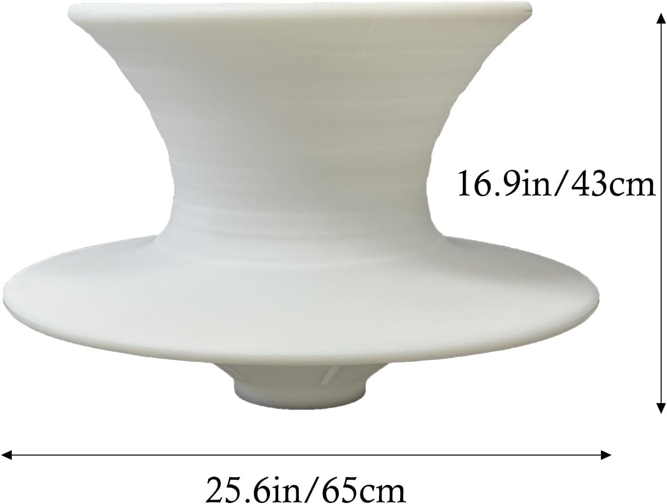360° Rotating Gyro Spun Chair – Ergonomic Spinning Swivel Chair for Kids, Durable, Modern Indoor/Outdoor Fun Seat (White)