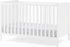 Delta Children Ruby 6-in-1 Convertible Crib & Changing Table 2-Piece Set - Greenguard Gold Certified, Bianca White