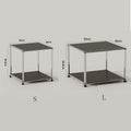 Table Modular Sofa Side Table Arbitrarily Spliced Storage Modern Minimalist Living Room Cabinet Coffee Table(White,Small)