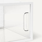 Amazon Basics Stackable and Foldable Clear Shoe Storage Organizer Box, Large, 12-Pack
