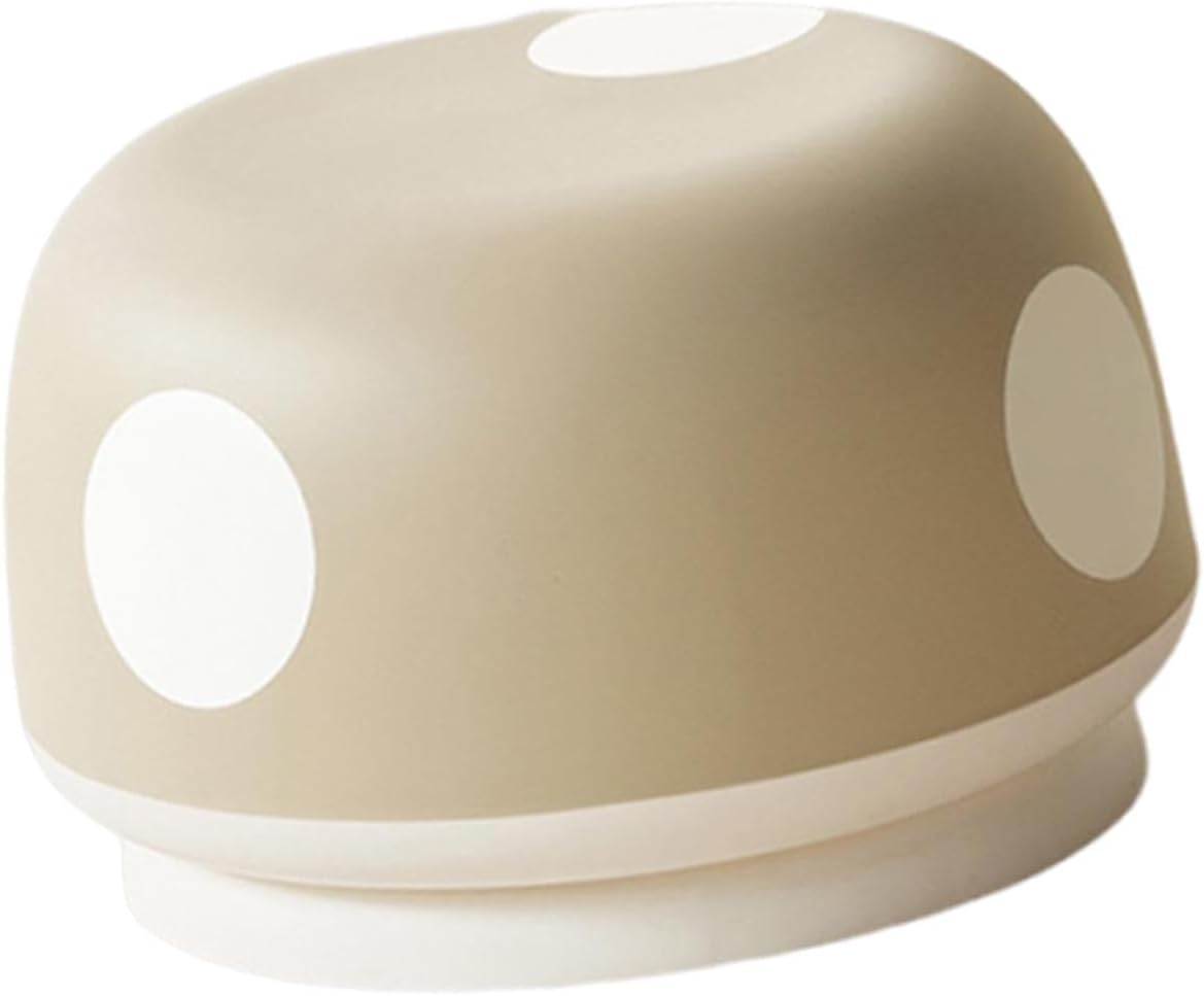 Mushroom Footstool Cartoon Ottoman Non Slip Bench Creative PP Material Smooth Surface Suitable for Kids Gift Giving Home Décor 30cmx19cm