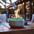 HappyFiller 1.3 LB Teal(Turquoise) Crushed Sand Broken Fire Glass Pieces Crush Terrarium Rocks Stones,Resin Arts Crafts,Vase Fillers,Candle Holder Fish Tank Decor,3-7mm,Never Fade Color