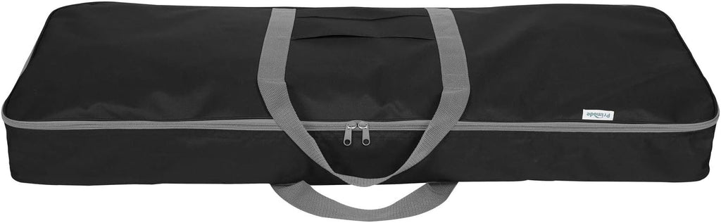 Christmas Gift Wrap Organizer | Wrapping Paper Storage Container Box (37” x 14” x 4”) Constructed of Durable 600D Oxford Material (Black)