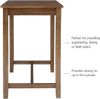 Linon Claridge Rustic Wood 36 inch Height Pub Table
