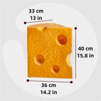 Creative Side Table, Multi-Functional Resin Stool, Accent Table Suitable for Small Spaces, Living Room, Bedroom and Home Decor(Orange)