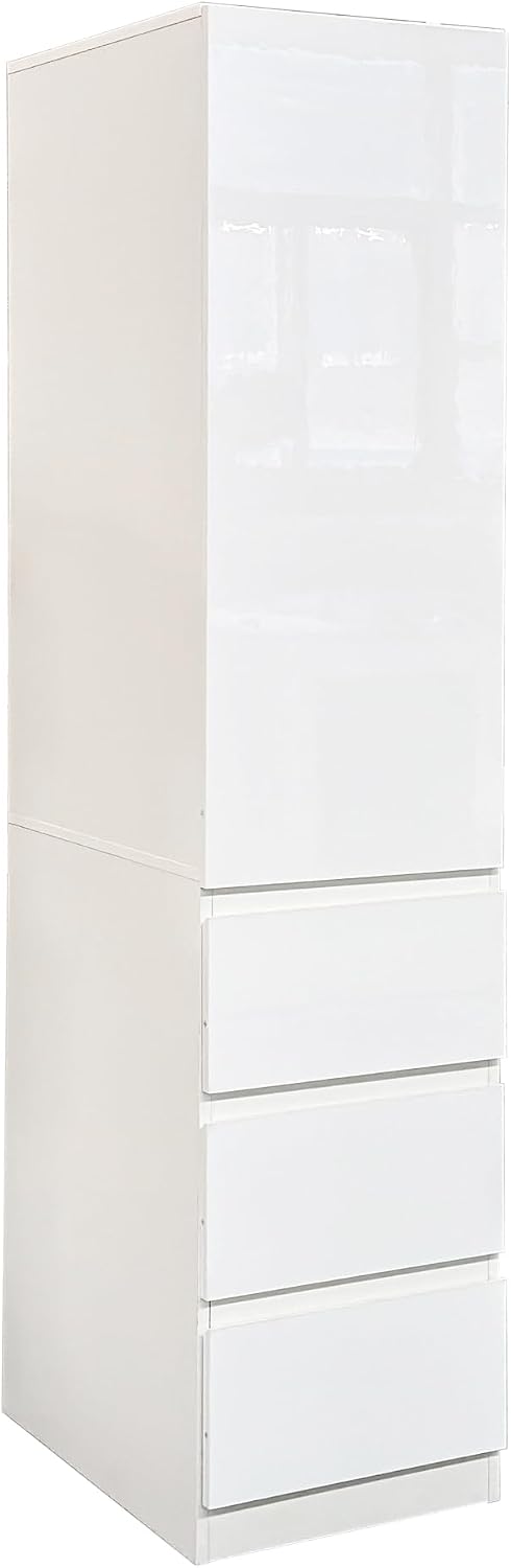 71" Tall Kitchen Pantry Cabinet with Storage, Modern Kitchen Storage Cabinet with 3 Drawers and Cabinet Door Organzier, Kitchen Cupboard with Adjustable Shelves for Dining Room, White