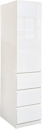 71" Tall Kitchen Pantry Cabinet with Storage, Modern Kitchen Storage Cabinet with 3 Drawers and Cabinet Door Organzier, Kitchen Cupboard with Adjustable Shelves for Dining Room, White