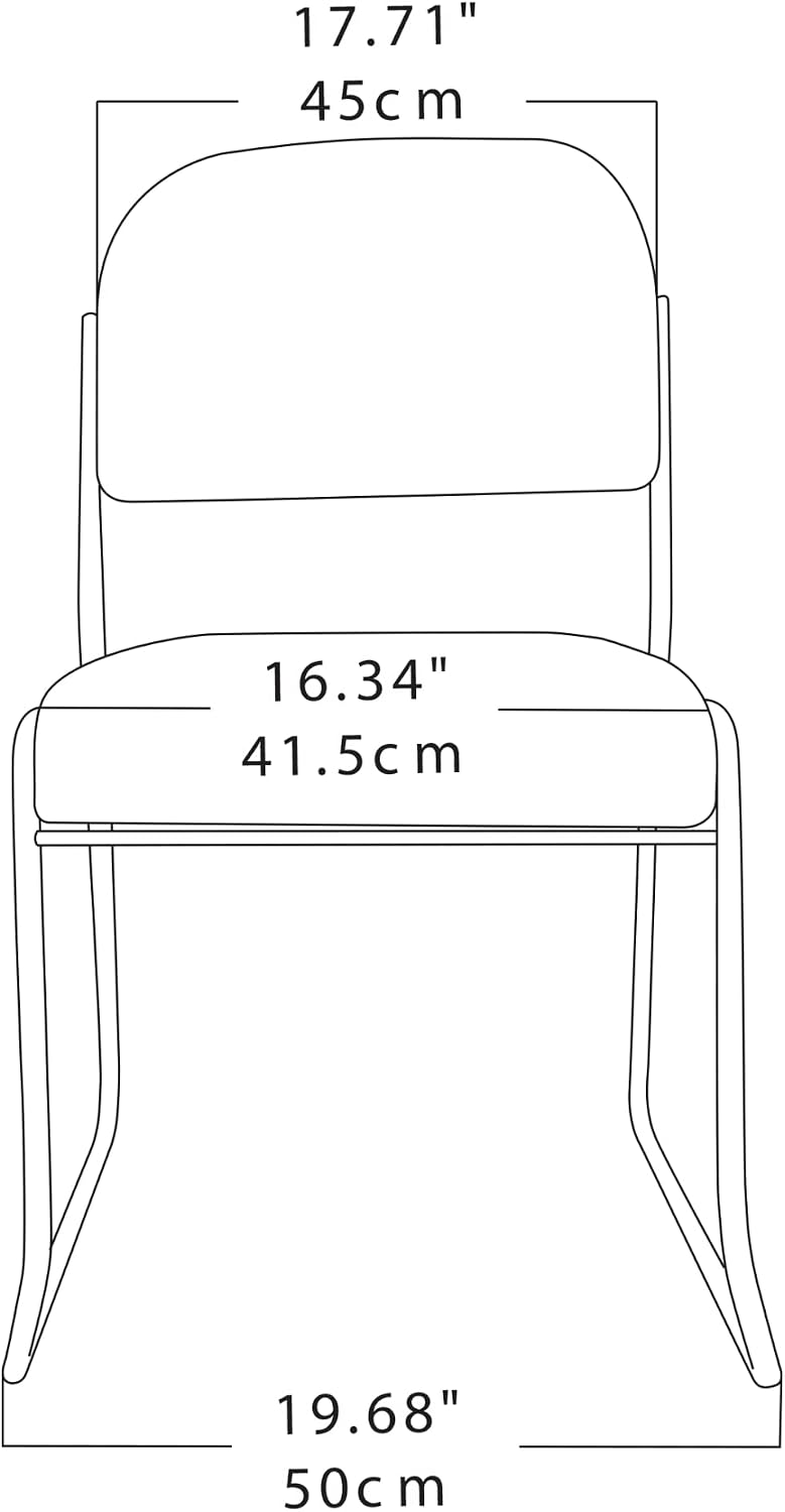 Realspace® Sled-Base Stacking Chair
