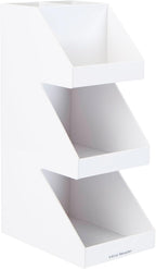 Mind Reader Coffee Tea Utensil and Condiment Station, Countertop Organizer, Coffee Bar, Kitchen, 6" L x 9" W x 16" H, White (Pack of 2)