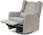 DaVinci Carter’s Arlo Glider Recliner Nursery Chair - Water & Stain Resistant Glider Rocking Chair for Nursery - GREENGUARD Gold, FSC & Certi-PUR US Certified - Cozy Swivel Rocker Recliner - Grey