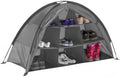 Camping Shoe Rack Organizer with 9 Shelves, Collapsible RV Closet Shelves for Tent, Portable Foldable Clothes Storage Unit, Heavy dutys Oxford Gear Shelf